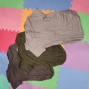 3 EKOUAER Short Sleeve Maternity Shirts Size Large,  Like New